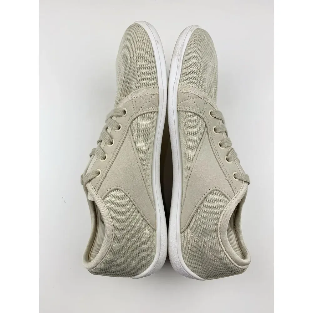 Saguaro Luck I Barefoot Shoes Beige Knit Sneakers Lace Up Women's 38 US 7.5 8